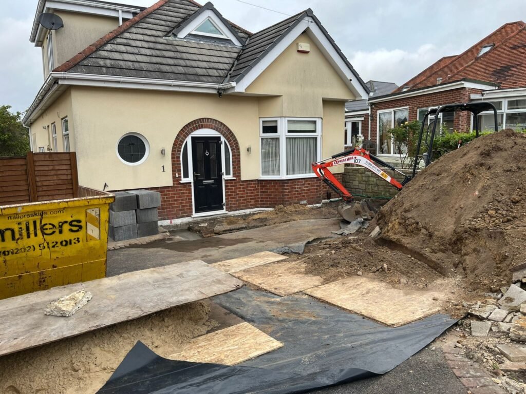 Building work in progress by Shoreline Contractors