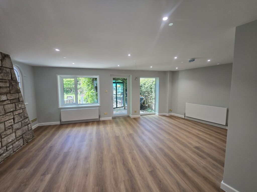 Garage to annexe — after