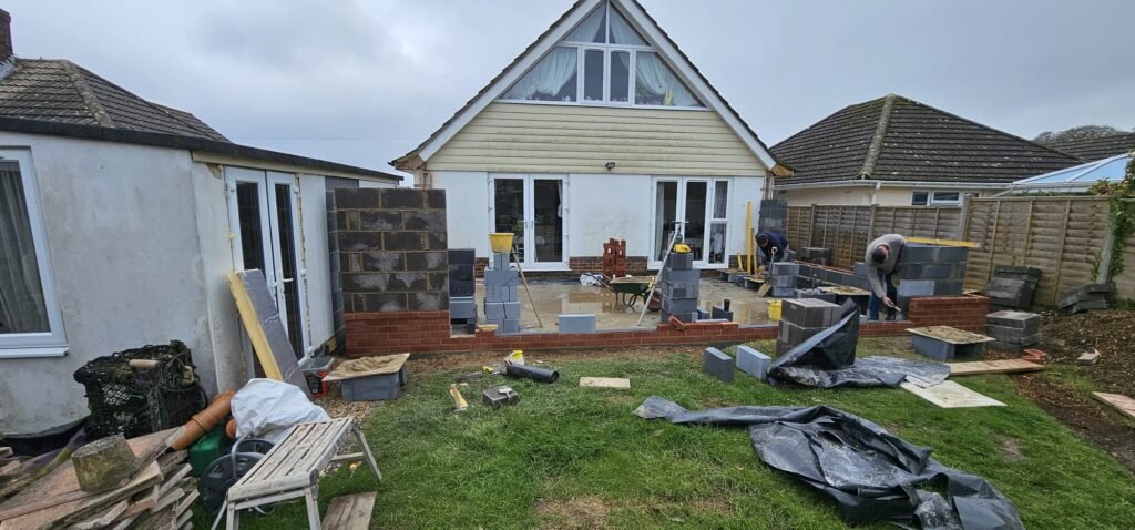 Rear extension and internal remodel — Foundations