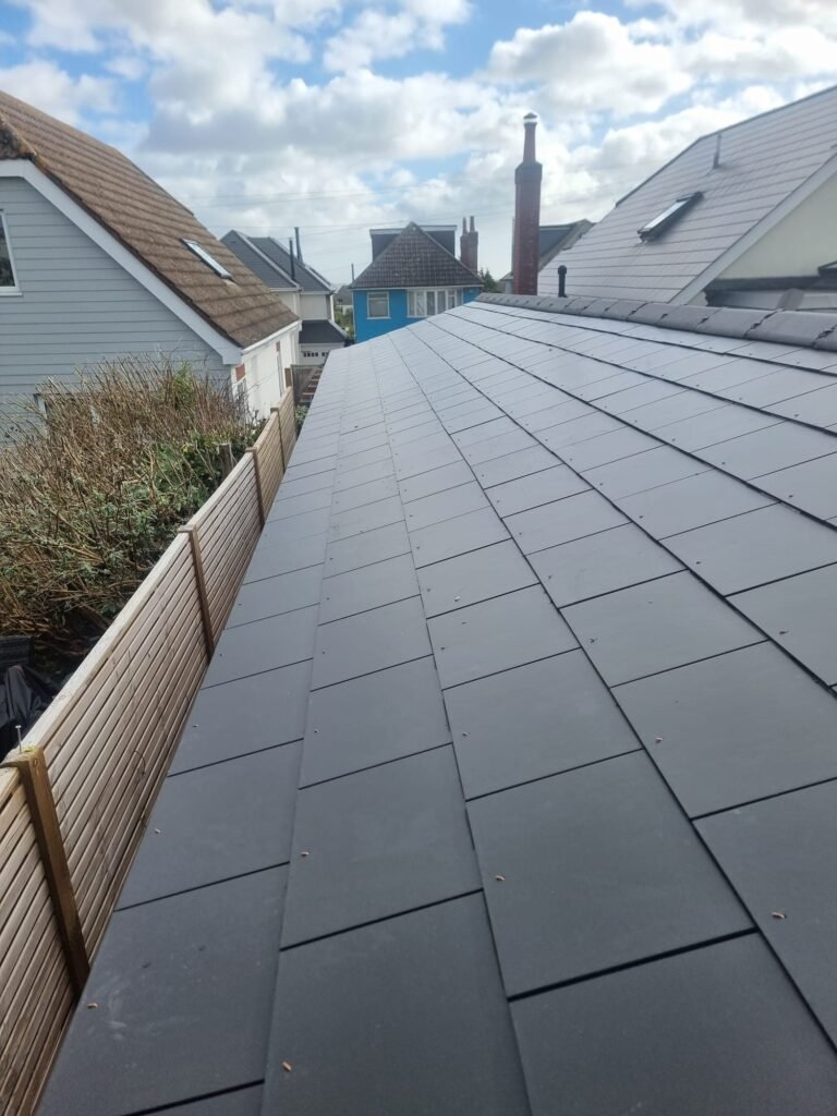 New roof on a new build, Dorset