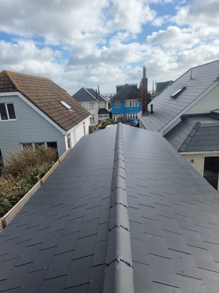 New roof on a new build, Dorset