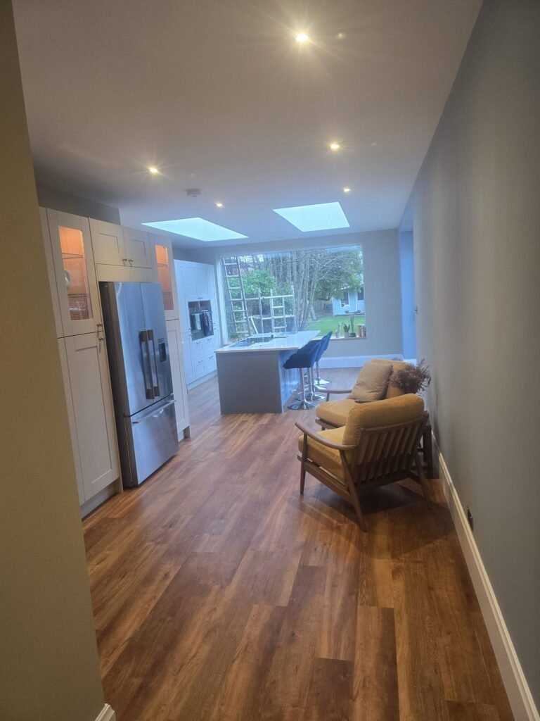 Rear extension with roof lanterns, Dorset