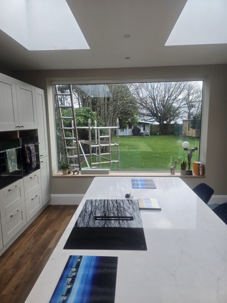 Rear extension with roof lanterns, Dorset