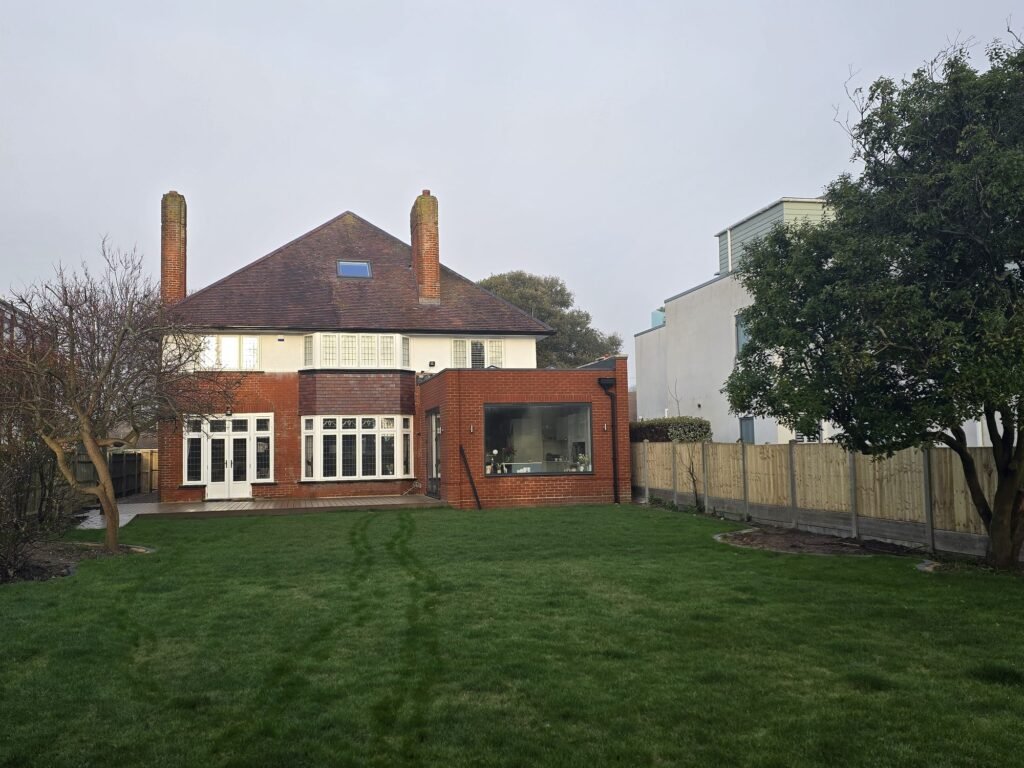 Rear extension and new chimney, Dorset
