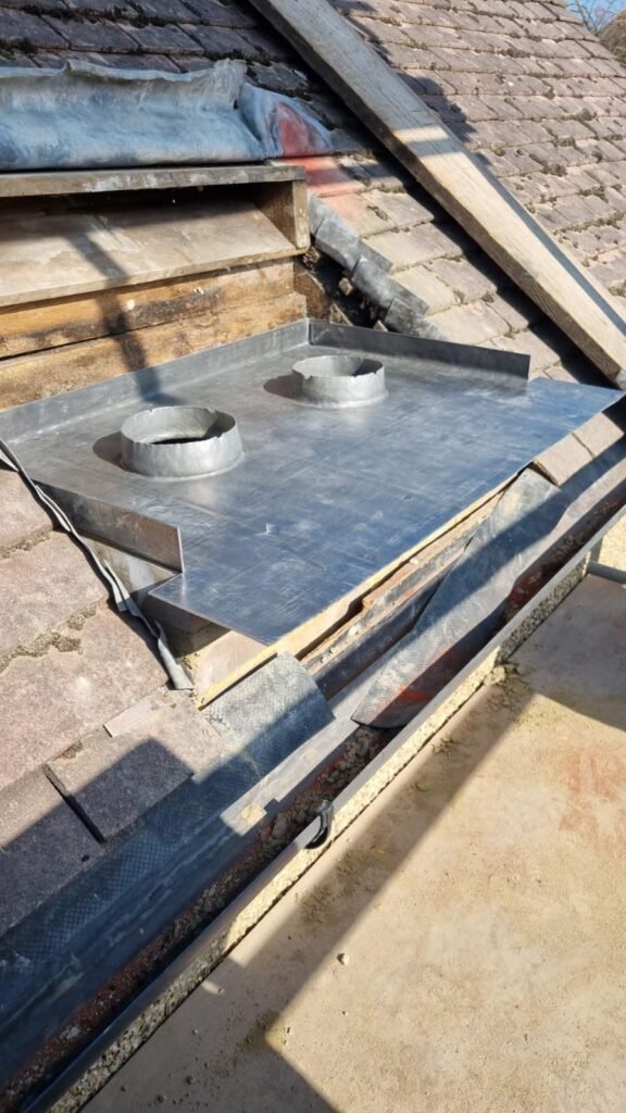 Rear extension and new chimney, Dorset